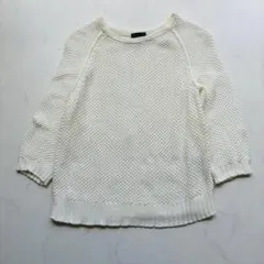 美品✨EVEX by KRIZIA 透かし編みニット L（G291）のサムネイル