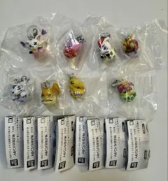 デジモンアドベンチャー めじるしアクセサリー 全8種セット コンプ デジモン