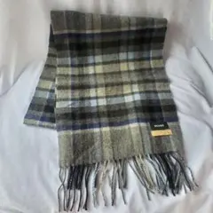 BEAMS 100%カシミヤ チェックマフラー おしゃれ シンプル