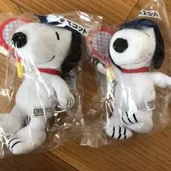 スヌーピー　サンリオくじ　マスコット2点セット