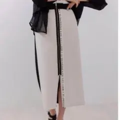Eimee Lawロゴテープジップボンディングスカートのサムネイル