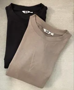 UNIQLO U エアリズムコットンオーバーサイズTシャツ 2枚セット