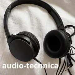 オーディオテクニカ　Audio-Technica ブラック　有線ヘッドホン