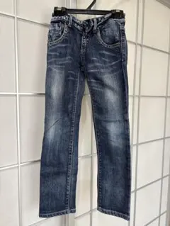 FITH ダークブルー ストレートデニム 130