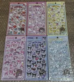 ボンボンドロップシール 6枚セット まとめ売り