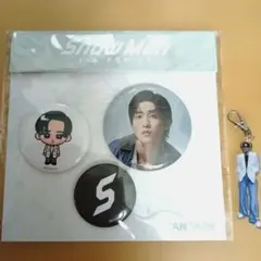 値下げ！新品　SnowMan 目黒蓮 ポップアップ バンコク　缶バッジ