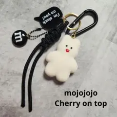 mojojojo じゃらじゃらキーホルダー ウサギ 白うさぎ 白 黒 ブラック