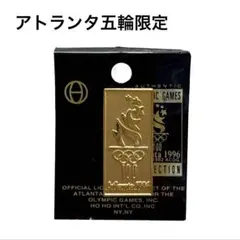 【極美品】1996年アトランタ五輪 100周年記念 ゴールドボトル＆ピンバッジ 1996 Atlanta Olympic Games ピンバッジ 古着 ピンズ - メルカリ