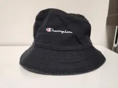 Champion ブラック バケットハット フリーサイズ