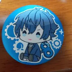 カラフルピーチ ぺたっとねじまき 刺繍缶バッジ〔なおきり〕