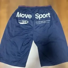 デサント　MOVESPORT ハーフパンツ　ネイビーのサムネイル