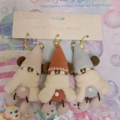 ディズニークリスマス 2025リルリンリン ぬいぐるみチャーム 3個セット