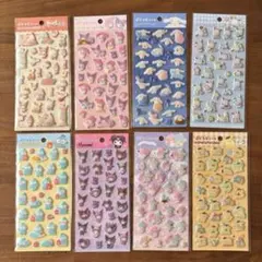 【値下げ】サンリオ　ぷくっとシール　８点セット　匿名配送⭐️即日配送⭐️