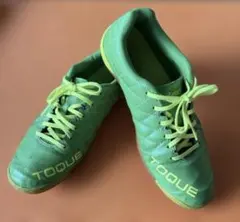 ASICS TOQUE フットサルシューズ 緑色