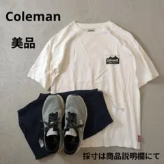 Coleman コールマン 前後ロゴ クルーネック 半袖Tシャツ 美品 状態良のサムネイル