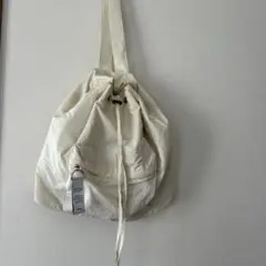 ALTROSE ホワイト ドローストリングバックパック　ショルダー