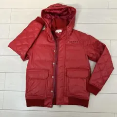 TOMMY 赤 ダウンキルティングジャケット M