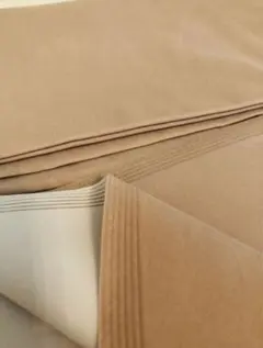 新品 ミニコーデュロイ ニット 145cm×150cm ベージュ