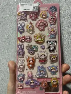 ベビースリーボンボンドロップシール