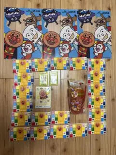 アンパンマン 豪華まとめ売り（ストローカップ・ファイル・ティッシュ他）