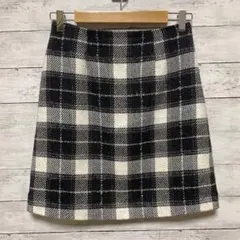 proportion プロポーション 3(L) チェックスカート 膝丈