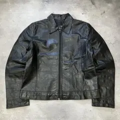 希少・上質 80年代　レザージャケット 黒 本革vintage archive