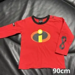 インクレディブル ロゴ Tシャツ 赤 90cm