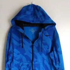 NIKE THERMA-FIT パーカー ジャージ フリース 総柄 XL
