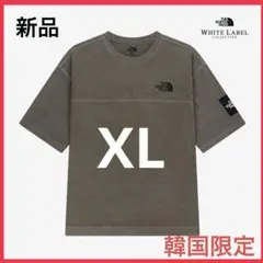 【韓国限定】ノースフェイス　XL 新品　カーキ　半袖　ビンテージ