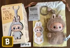 正規品【B】LABUBU PIN FOR LOVE ミニラブブ イニシャル②