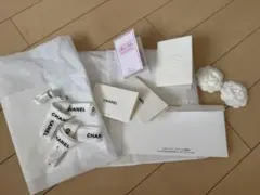 CHANELシャネル リボン カメリア 封筒 包装紙 DIORオードゥトワレ
