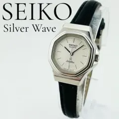 【希少品新品電池】3241 SEIKO Silver Wave レディース腕時計