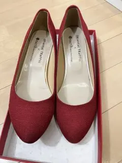 箱付き earth×Oriental Traffic パンプス 約4cmヒール