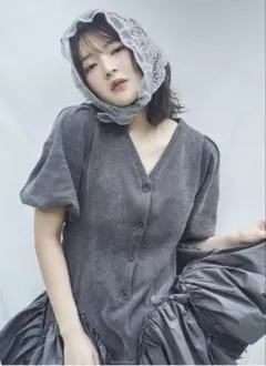 lace docking mesh knit andequal - メルカリ