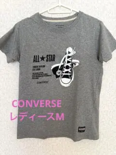 CONVERSE 半袖Tシャツ レディースグレー Mサイズのサムネイル