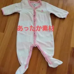 babyGap ストライプ　ロンパース 60cm　冬用　gap あったか素材
