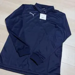 PUMA プーマ 長袖ジャージ ポロシャツ ネイビー XS 新品のサムネイル