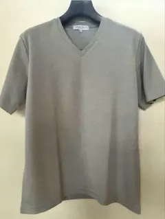 【美品】 A DAY IN THE LIFE VネックTシャツ ライトグレー M