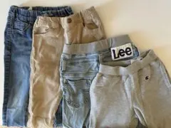 キッズ ロングパンツ 4点セット まとめ売り サイズ100-110のサムネイル