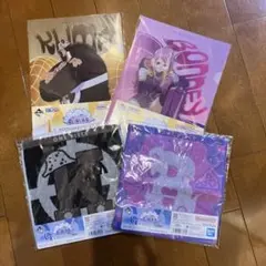 ワンピース一番くじ思い描く未来　i賞クリアファイルステッカー　g賞タオルハンカチ