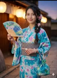 おまけ追加！キャサリンコーテージ 袴セット 水色 花柄 110cm - メルカリ