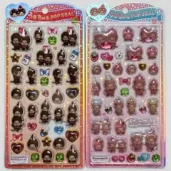 K*—様 正規品　クラックス　うるちゅるポップシール　モンチッチ2種セット