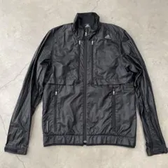 adidas メンズ 2WAY ウインドブレーカー ベストM黒