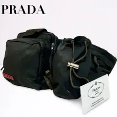 【超美品!】プラダスポーツ ウエストポーチ ポシェット ボディバッグ ミニバッグ PRADA SPORT プラダ レア 希少 プラダスポーツ ウエストポーチ