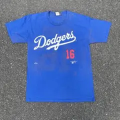 NOMO ヴィンテージTシャツ Dodgers 16 ブラック L 野茂英雄 - メルカリ