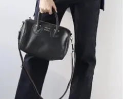 YOUNG&OLSEN フレームワーク別注 ミニボストン 2way ブラック