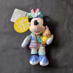 ミッキーマウス ぬいぐるみバッチ　イースター