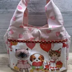 ゆきそら様011235 コヤンイサムチョン　収納たっぷりトートバッグ