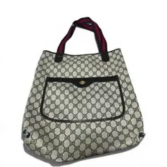 GUCCI Plus トートバッグ シェリーライン GG柄 - メルカリ