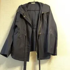 earth music&ecologyネイビー フード付き マウンテンパーカー